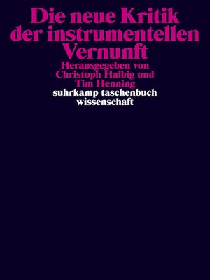 cover image of Die neue Kritik der instrumentellen Vernunft